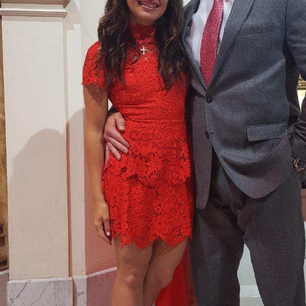 Worn once mini lace dress dress